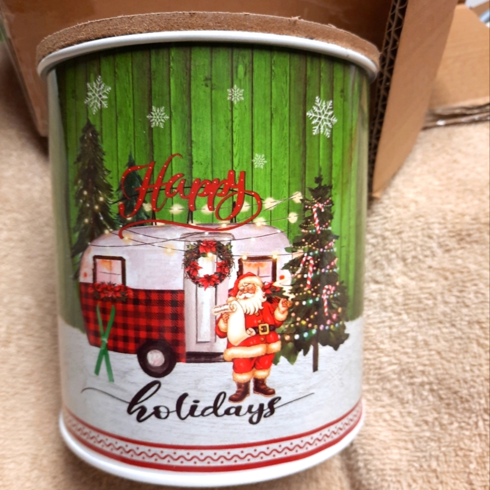 Holiday cannister for Decoration new in box